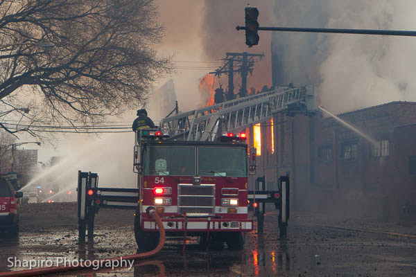 Chicago 4-11 alarm fire 12-29-12 at 2444 W. 21st Street
